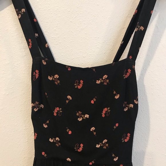 Madewell Smocked Crop Jumpsuit Floral Toss - Picture 5 of 8